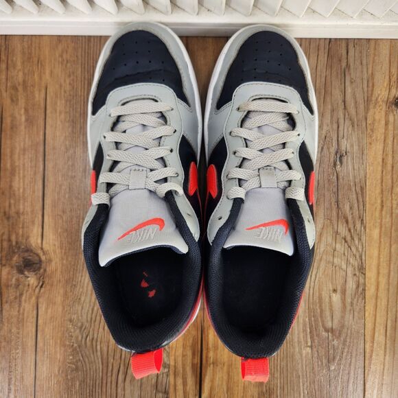 Nike Court Borough Womens 7.5 (6Y) Navy Gray Basketball Sneaker Shoes DV5456-003 - Picture 5 of 9